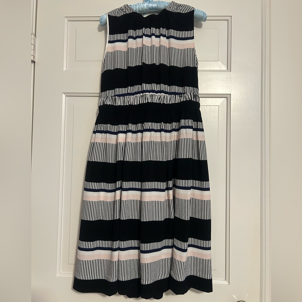 Kate Spade Striped Sleeveless Dress size 4 with pockets
